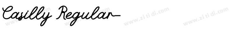 Casilly Regular字体转换